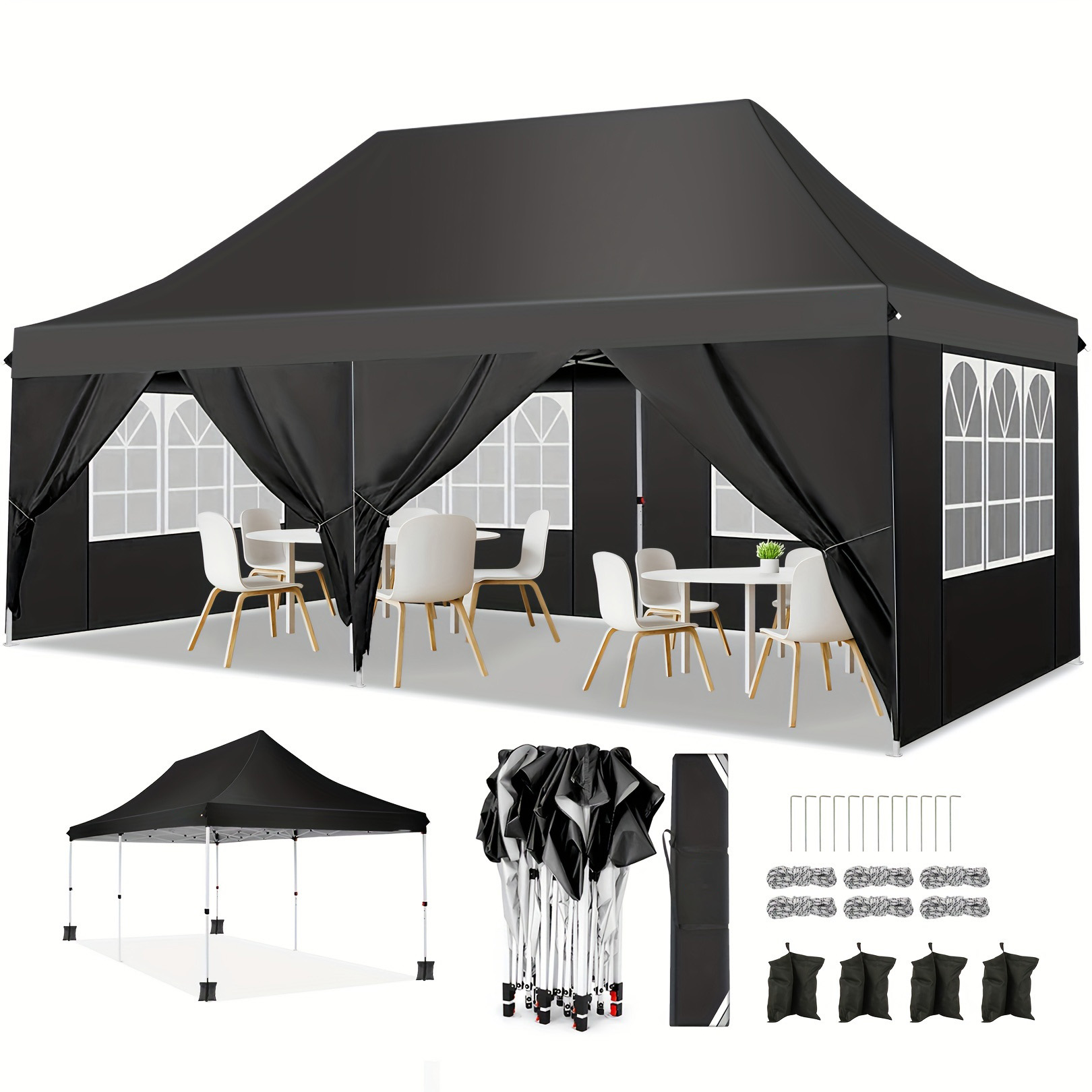 Gazebo Pop Up - 10x20FT Pop up Canopy Party Tent,Carry