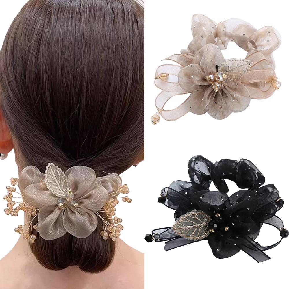 Outdoor Furniture Decor - Flower Hair Ties Fashionable And High-end