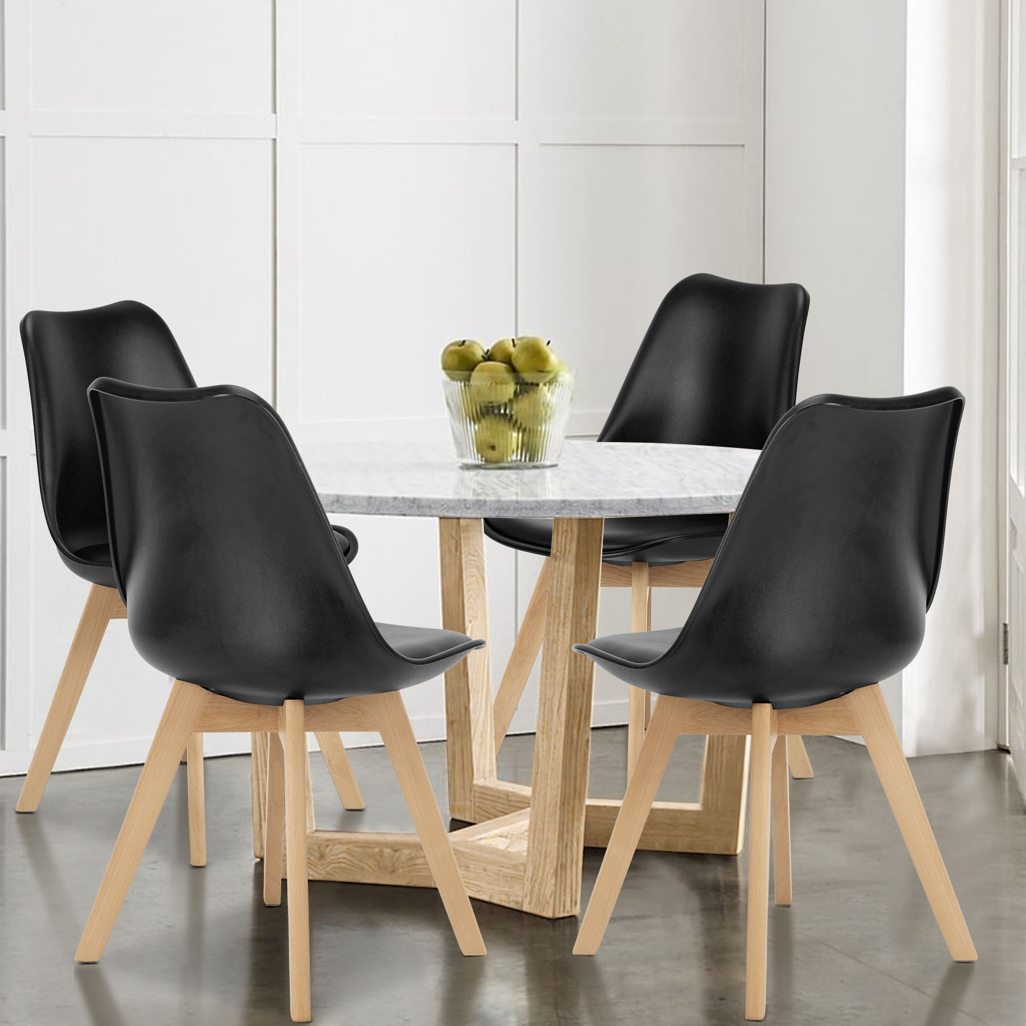JHK PU Leather Dining Chairs S - Adirondack Chair Wood ulasan dan harga