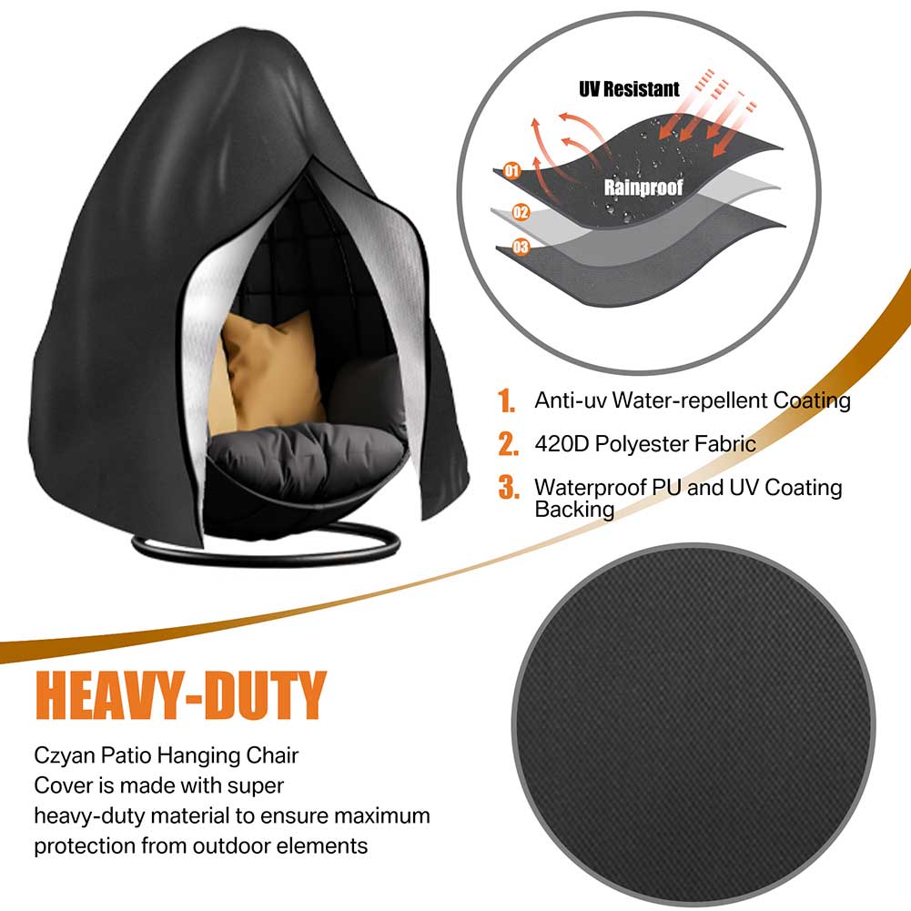 Waterproof Patio Hanging Egg C - Hanging Egg Chair ulasan dan harga