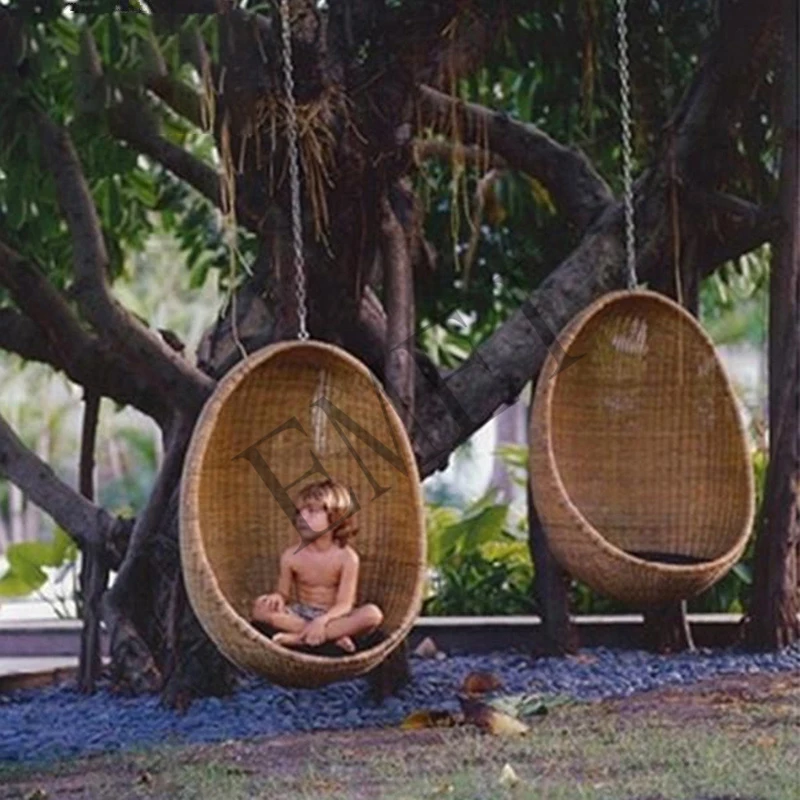Outdoor leisure Hanging swing  - Hanging Egg Chair ulasan dan harga