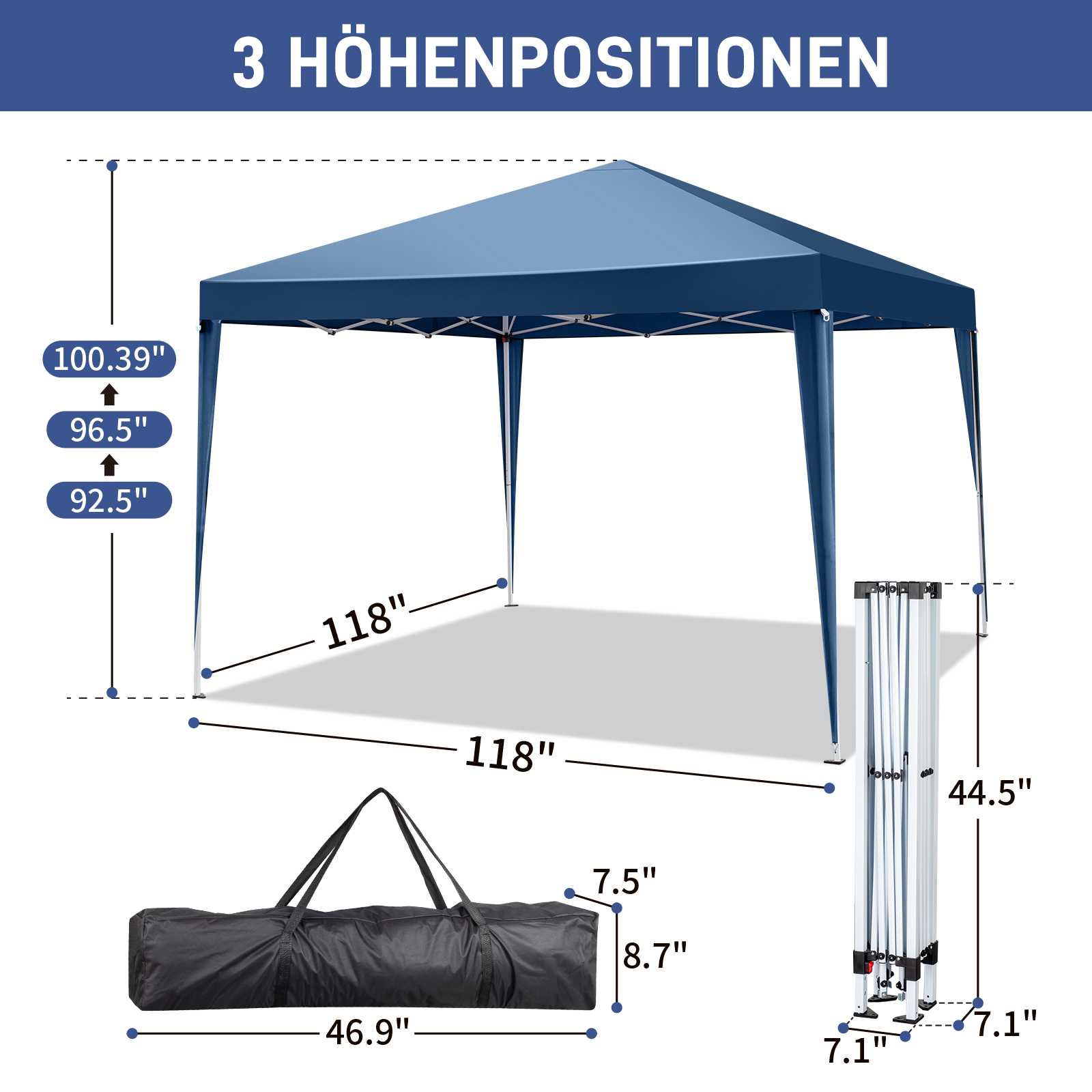 10x10 FT Pop Up Canopy Tent wi - Gazebo Pop Up ulasan dan harga