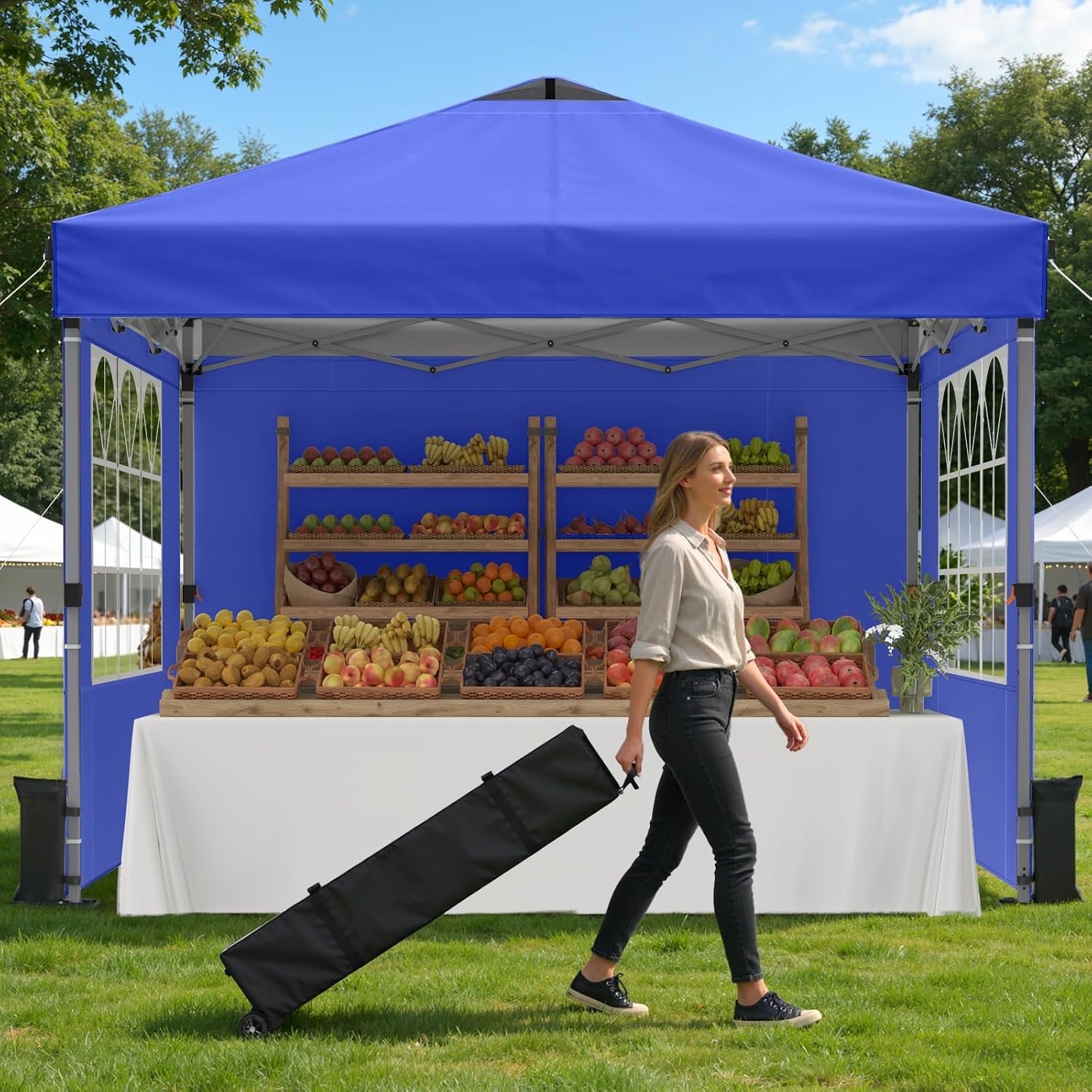 10x10ft Pop Up Canopy Tent wit - Gazebo Pop Up ulasan dan harga
