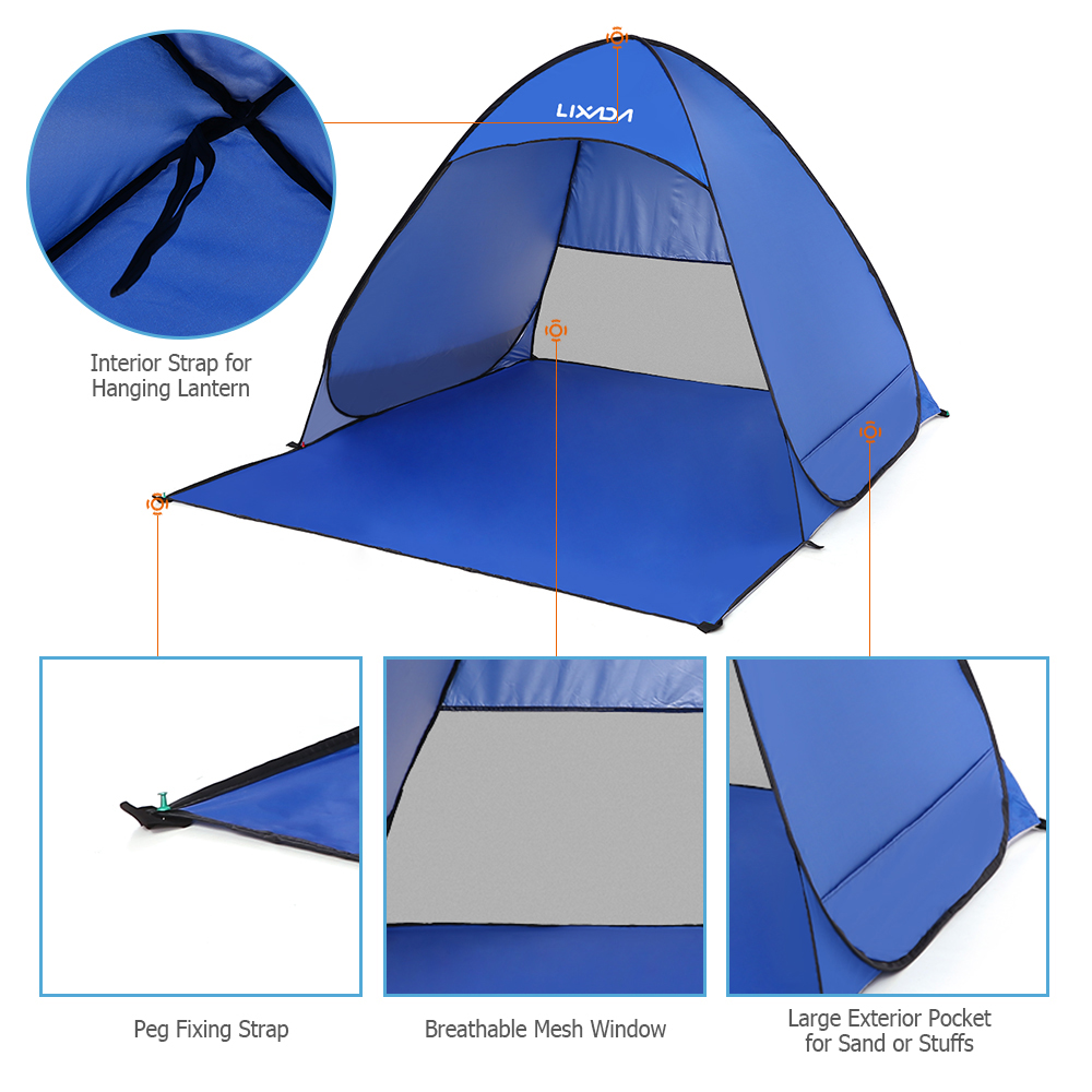 Lixada Automatic Instant Pop U - Gazebo Pop Up ulasan dan harga