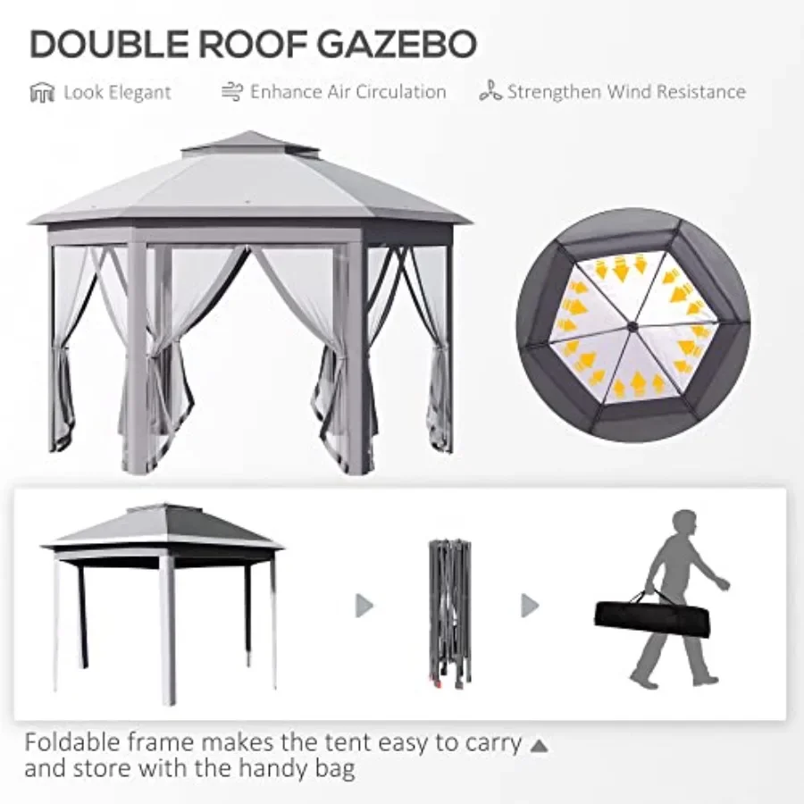 11' x 13' Pop Up Gazebo  Tent  - Gazebo Pop Up ulasan dan harga