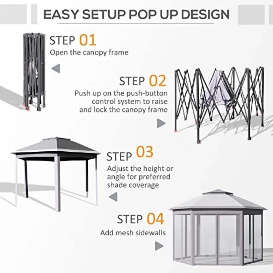 11' x 13' Pop Up Gazebo  Tent  - Gazebo Pop Up ulasan dan harga