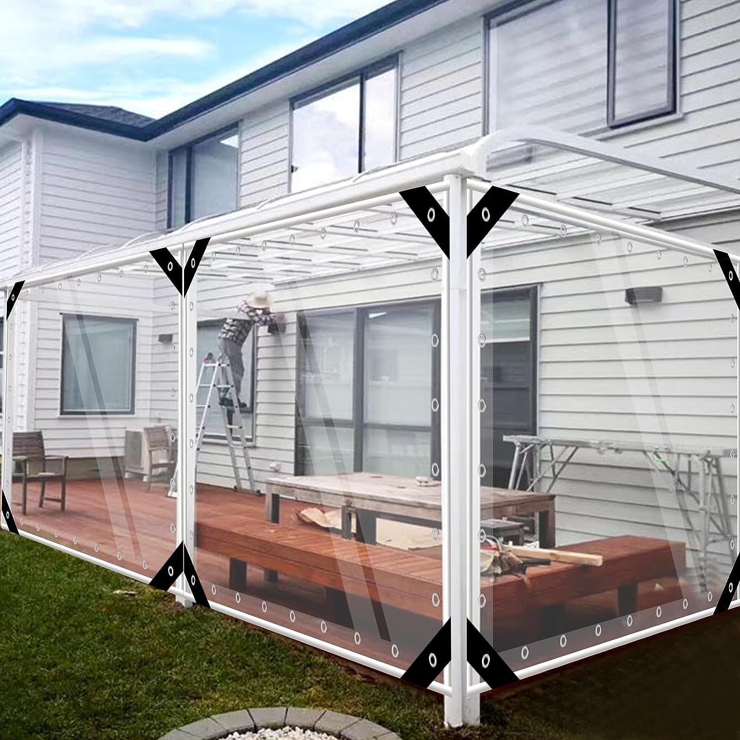Tarpaulin Transparent Waterpro - Outdoor Furniture Paint ulasan dan harga