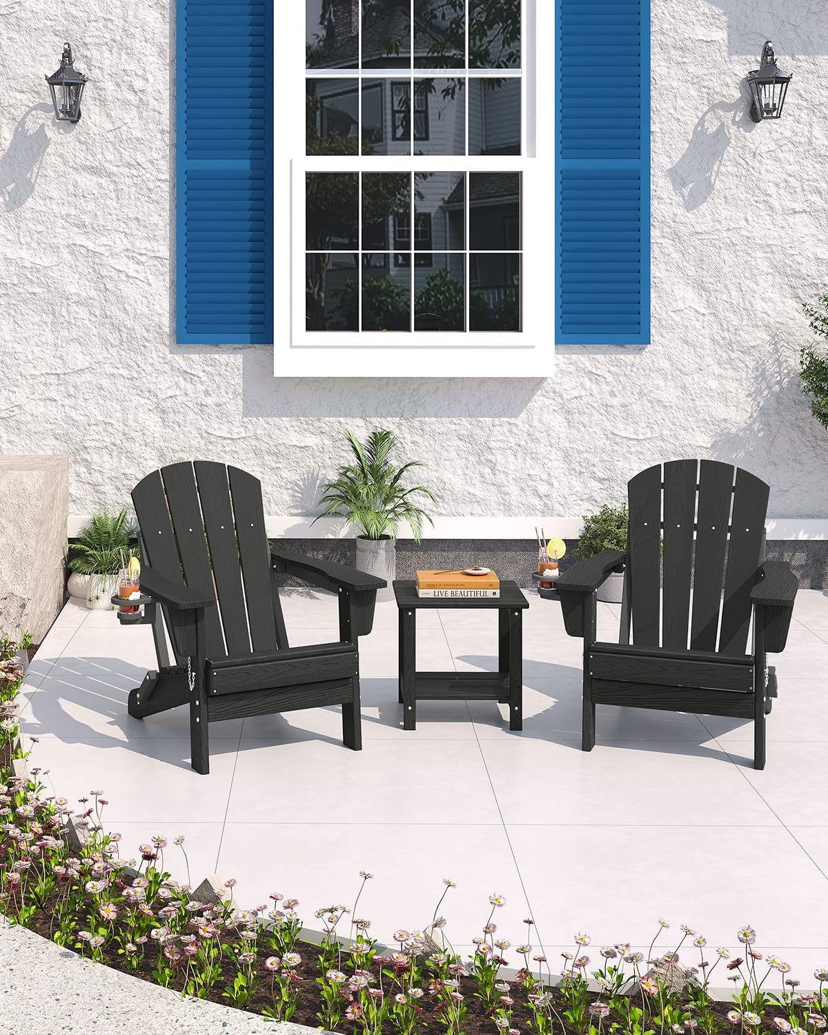 Folding Adirondack Chair HDPE  - Adirondack Chair Wood ulasan dan harga
