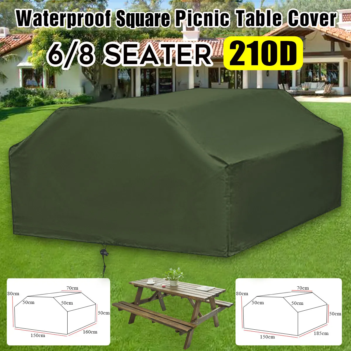 210D For 6/8 Seater Picnic Tab - Outdoor Furniture Paint ulasan dan harga