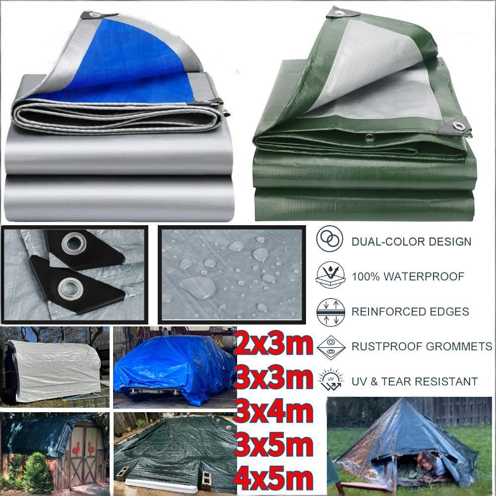 PE Tarp Waterproof Large Sheet - Outdoor Furniture Paint ulasan dan harga