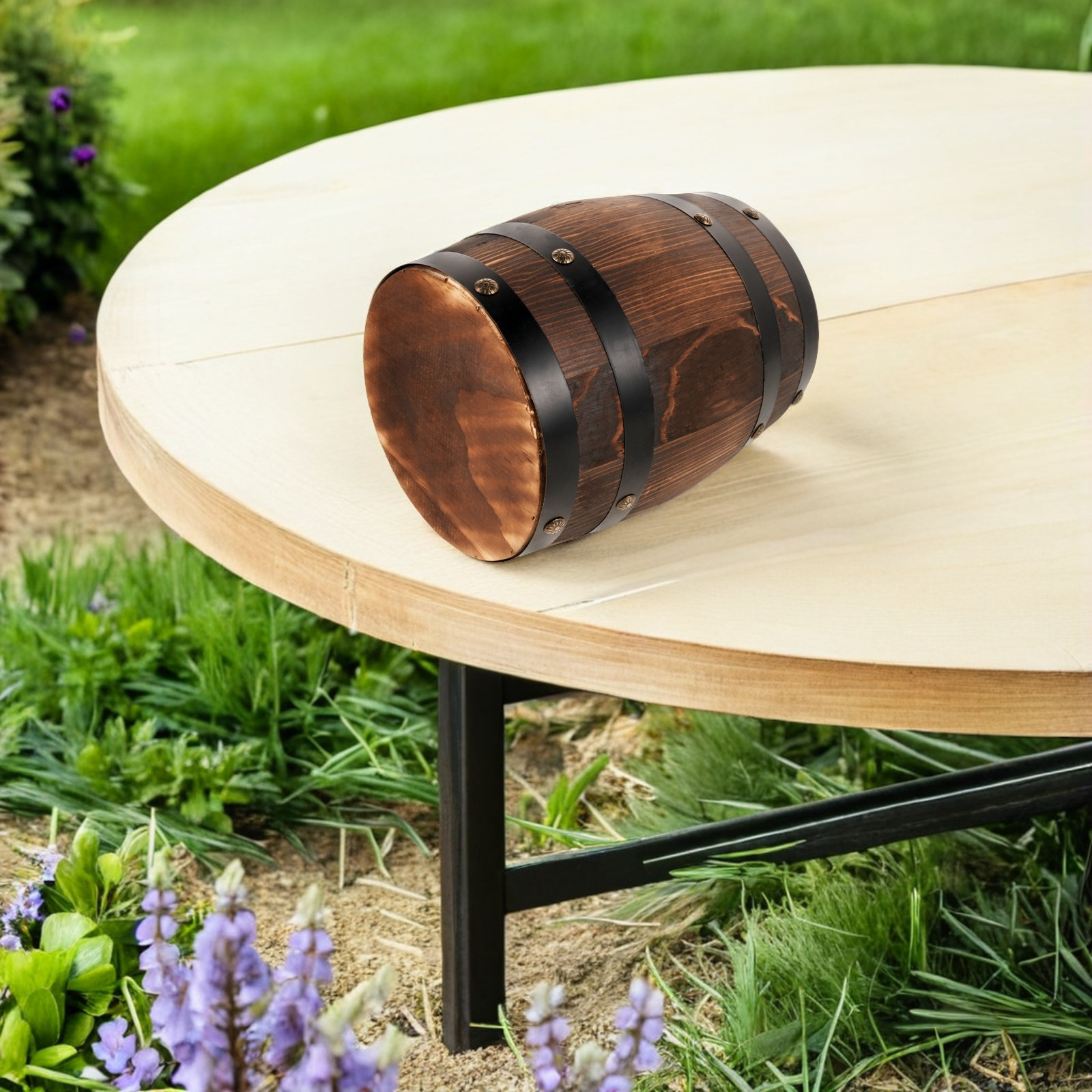 Wooden Vintage Stool Retro Out - Outdoor Furniture Decor ulasan dan harga