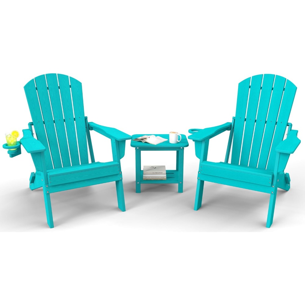 3-Piece Folding Adirondack Cha - Adirondack Chair Wood ulasan dan harga