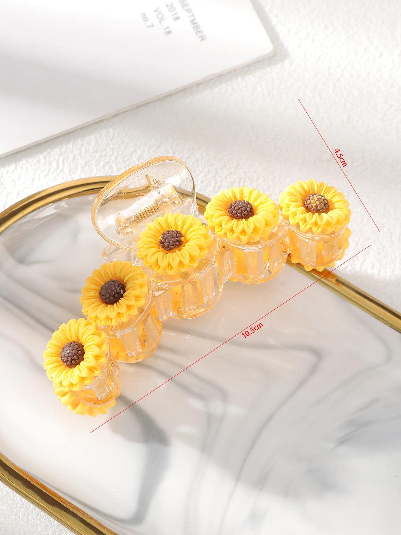 Flower Decor Hair Claw Boho Pe - Outdoor Furniture Decor ulasan dan harga