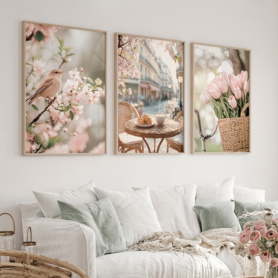 3pcs/set Romantic Paris Street - Outdoor Furniture Decor ulasan dan harga