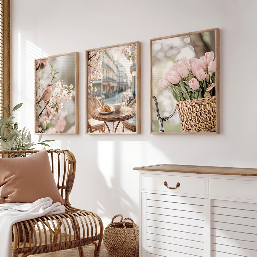 3pcs/set Romantic Paris Street - Outdoor Furniture Decor ulasan dan harga