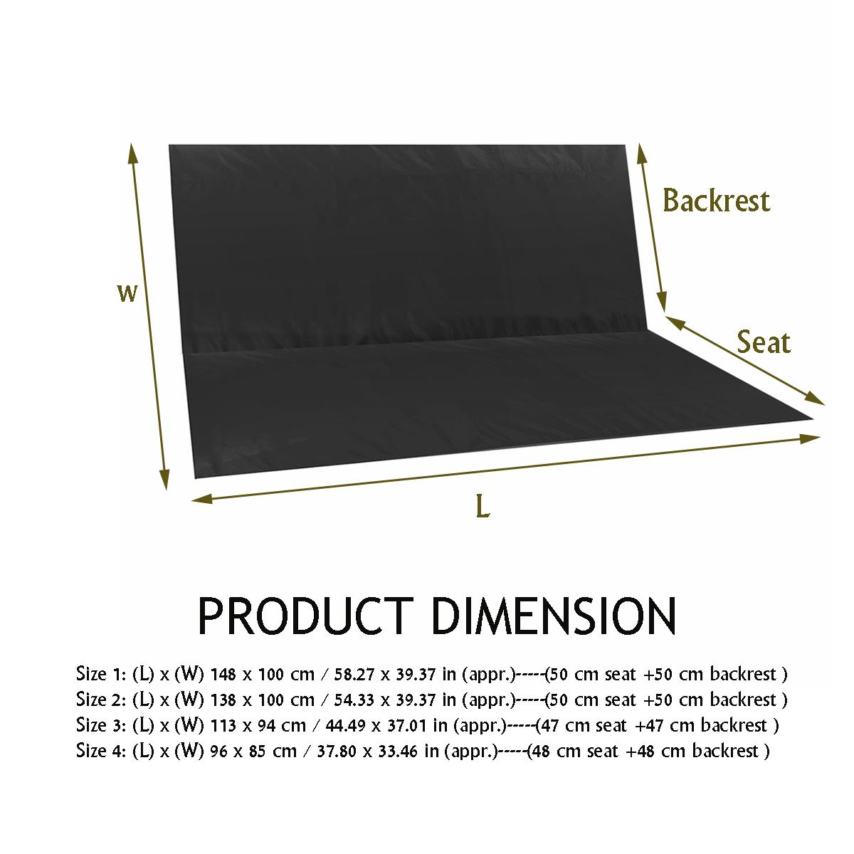 2/3 Seater Swing Cover Chair B - Outdoor Furniture Cover Waterproof ulasan dan harga