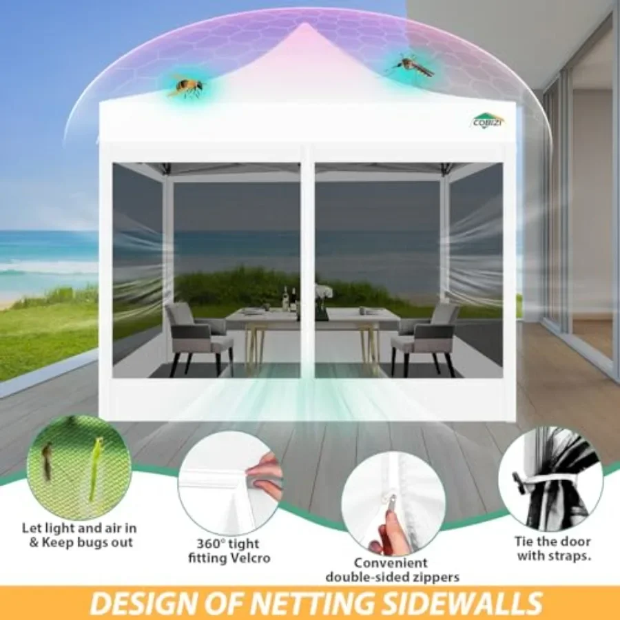 10x10 Pop up Gazebos with 4 Mo - Gazebo Pop Up ulasan dan harga