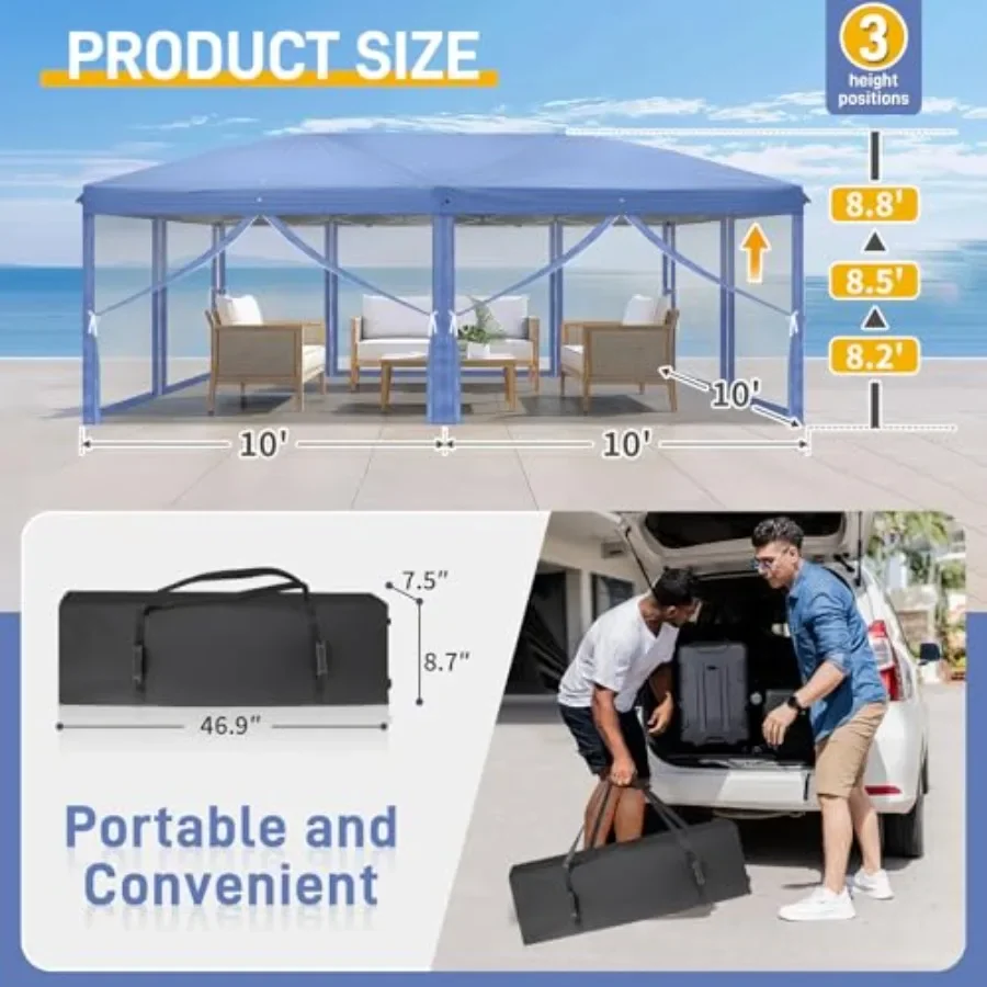 10x20 Pop Up  with Sidewalls W - Gazebo Pop Up ulasan dan harga